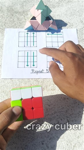 3 by 3 rubik's cube solve in new style 🤯⚡#rubikscube #how #puzzle #ytshorts #cubing #puzzlecube