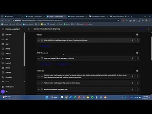 How I Setup Weather Alerts in Home Assistant!