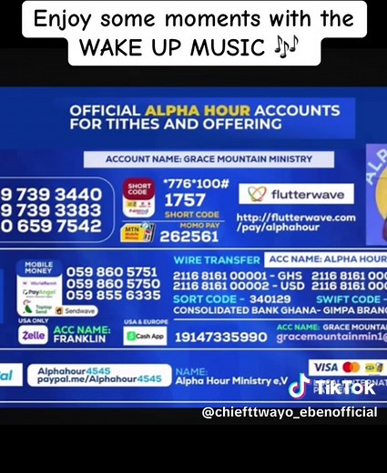 WAKE UP MUSIC for Alpha Hour Convocation
