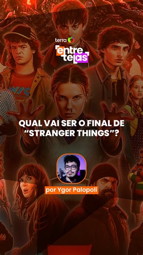 Terra Entretê on Instagram: "O que você acha que vai acontecer no final de “Stranger Things”? O Terra perguntou para criadores de conteúdo como eles acham que a produção vai terminar e as teorias foram de finais trágicos a sonhos dignos de “O Mágico de Oz”. 😅 Ygor Palopoli (@ygorpalopoli) ouviu previsões dos influenciadores Gabi Marx (@agabimarx), Matheus Esperon (@esperonquegoste), Dani Soares (@daniforadeserie), Leo Hwan (@leohwan), Carlos Chen (@carlossnchen), Marê Sanz (@marezans), Tiago Pe