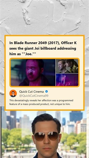 Blade Runner 2049 2017 Joi Billboard Calling Officer K Joe Reveals Programmed Affection