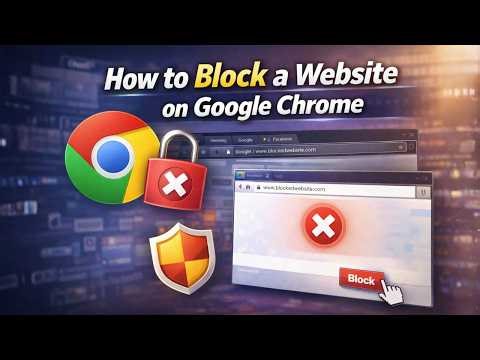 How to Block a Website on Google Chrome (Step by Step)