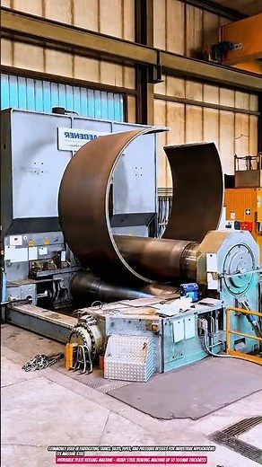 Hydraulic Plate Rolling Machine – Heavy Steel Bending Machine up to 100mm Thickness