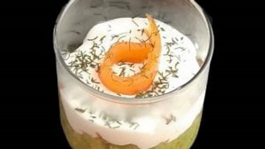 Verrines avocats saumon Saint Môret
