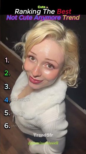 Ranking Best "I'm Not Cute Anymore" Trend 🥹✨#tiktokviral