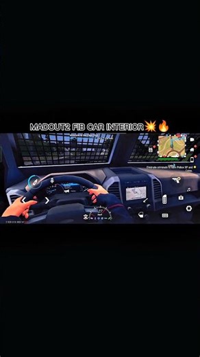 Madout2 FIB car interior💥🔥 | #gamingshorts #madout2