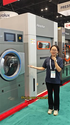 25K views · 529 reactions | This is the Kingstar 25kg dryer equipped with an intelligent control system and moisture-sensing technology, delivering highly efficient drying while protecting fabric quality. #Kingstar #CleanShow2025 #Technology #LaundryEquipment #show #Orlando #USA #innovation #exhibition #laundry #laundryindustry #tunnelwasher #ironingline #laundryfactory #dryer #drying | Kingstar Washing Machines Manufacturers | Facebook