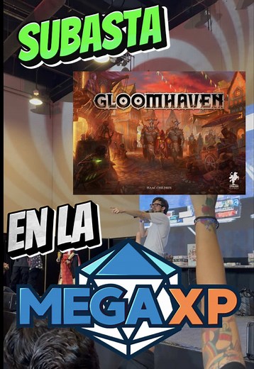 Este fin de semana se vivió un momento épico en la historia de la @MEGA XP cuando se subastó un Gloomhaven con valor de más de $10,000 con todo y expansiones, escenarios, monedas de metal, etc. Esto se llevó a cabo gracias a @unatiradadeayuda que reúne juegos de mesa en buen estado durante la convención para después subastarlos. Lo recaudado se dona en su totalidad a la fundación @hogardulcehogar.iap No te lo puedes perder! . . . #juegosdemesa #gamenight #hobby #MegaXP #subasta