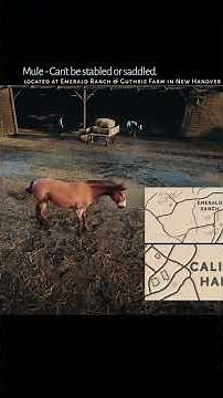 RDR2 • All Mule Locations • Red Dead Redemption 2