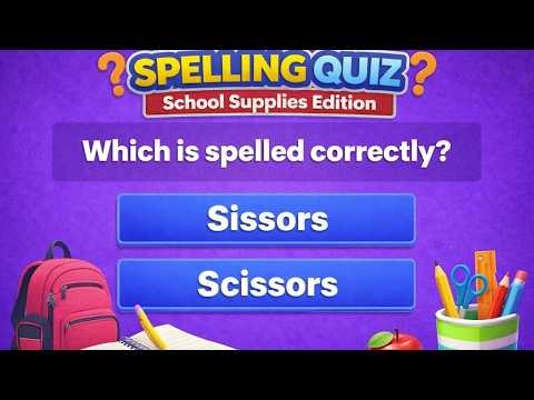 Spelling Bee Quiz Challenge ✏️ | Can You Spell These Words? | Easy English with Tim
