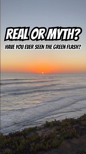 The Green Flash at Sunset in Carlsbad, California 🌅 | Rare + Real Phenomenon [100% UNEDITED]