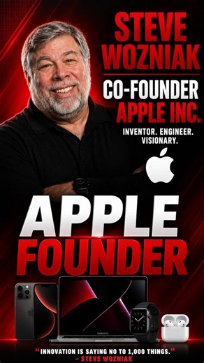 APPLE Co founder Steve Wojniak interesting story#short #short video #education