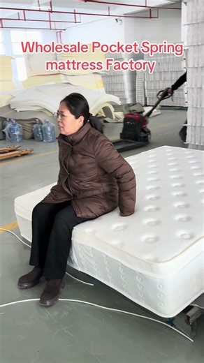 China indenpendent pocket spring vacuum compressed mattress factory