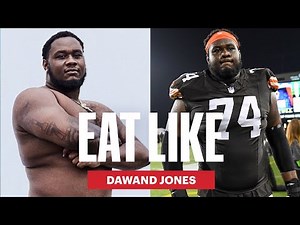 Everything NFL's Dawand Jones Eats To Prep For Game Days | Eat Like | Men's Health