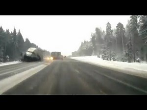 INSANE SEMI CRASH HEAD ON COLLISION