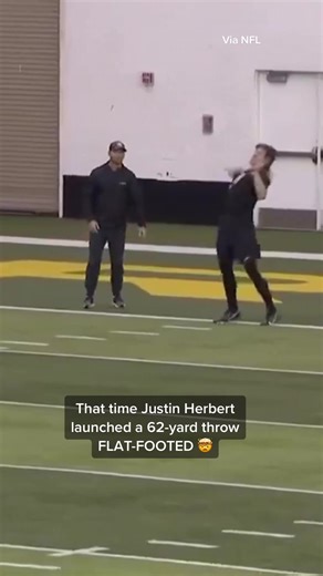 Justin Herbert's Unmatched Arm Strength from Oregon