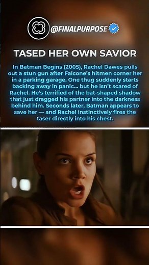 Rachel accidentally tased Batman while he was saving he #shorts