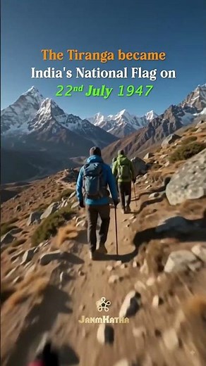🇮🇳 National Flag Day of India | 22 July 1947 | The Story of the Tiranga | Janmkatha