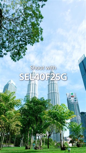 낯선 풍경에 깊이를 더하는 여정, Shoot with. SEL40F25G – 쿠알라룸푸르 KLCC 공원 (KLCC Park)