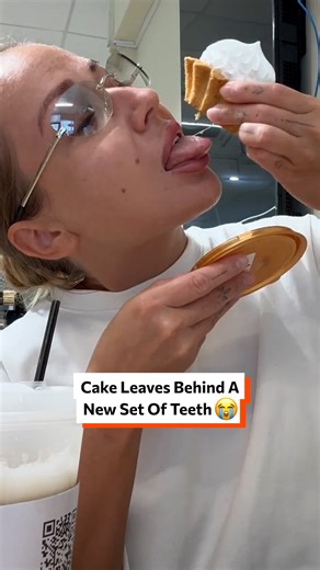 828K views · 735 reactions | Cake leaves behind a new set of teeth 醴 | Twisted | Facebook