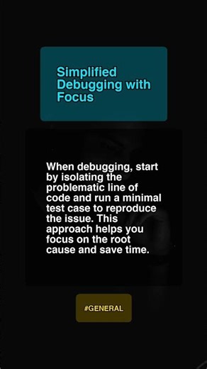 Simplified Debugging With Focu