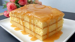 Make this soft and moist coconut cake in minutes