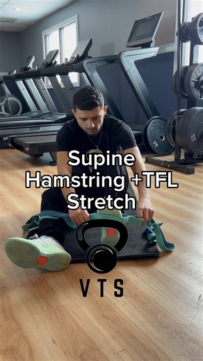 Supine Hamstring +TFL Stretch