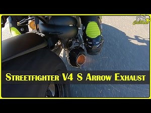 2020 Ducati Streetfighter V4 S Arrow Exhaust | Sound ONLY!
