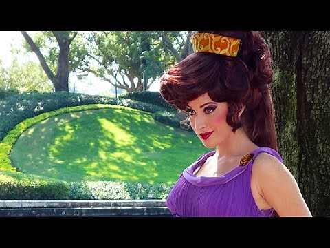 Megara Meet and Greet at Epcot International Gateway