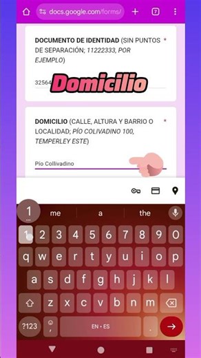 tutorial de la inscripción online para el CENS 456.