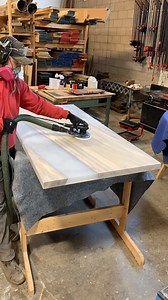 We custom built this desk for my office and now I just need to decide on which table legs to use! Watch this video until the end and let me know what kind of legs we should put on it! - Here's What We Used: WOOD: Black Tupelo EPOXY: Squidpoxy Deep (meant for 3" deep pours) PIGMENT: Blackdiamondpigments "Silver Pearl" FORM: NO SEAL Form (new Desk sizes coming soon!) WOOD FINISH: Rubio Monocoat USA Pure 2C Oil CNC: CanCam CNC Machines (Highly Recommend) CNC BITS: Amana Tool Corporation Flattening 