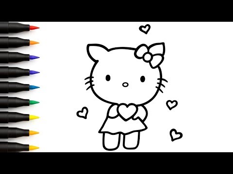 Hello Kitty Drawing for Kids | Easy & Cute Step-by-Step Tutorial