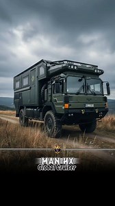 MAN HX Global Cruiser – Available for Sale Built on the MAN HX 15.330 4×4 military-grade chassis, this real expedition vehicle is engineered for extreme, long-range travel with full residential comfort. Powered by a 6.7 L turbo-diesel (326 hp / 1200 Nm) paired to a ZF 12-speed automatic, it features permanent 4×4, front & rear diff locks, air-ride suspension and a low-fuel-quality, no-AdBlue drivetrain designed for remote regions. The expedition living module is a fully insulated, vibration-isol