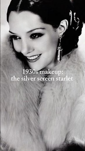 1930s makeup: the silver screen starlet #1930smakeup #makeuphistory #vintagebeauty #beautyhistory
