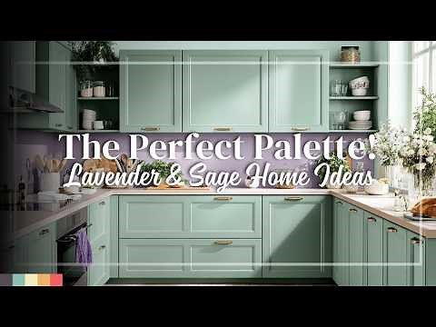 Soft Lavender & Sage: Elegant & Serene Small Home Color Palette Ideas!