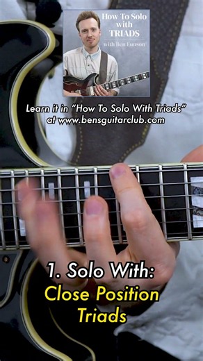 Stunning TRIADS? 🔥 30% off ENDS TONIGHT at www.bensguitarclub.com—code: SPRING30
