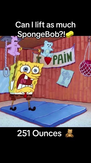 SpongeBob Gym Meme - Lift as Much Challenge