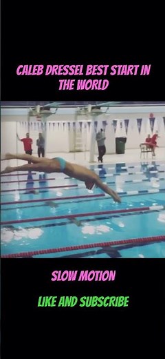 CAELEB DRESSEL START DIVE #swimming #dive #diving #slowmotion