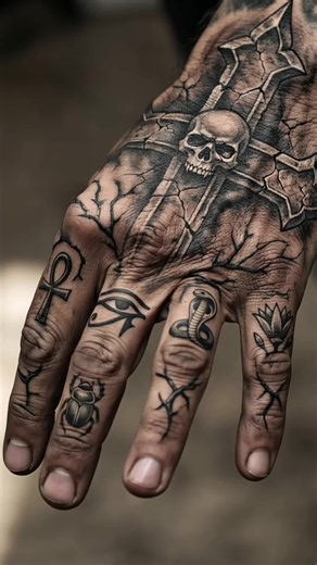 Tatuagem de Caveira com Cruz: ideias e estilos para tatuagens skull cross