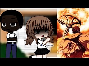 🇧🇷🇺🇸🇪🇸 Kokujin no Tenkousei reacts to Hiroki as Escanor -gacha club- NTR X Nanatsu no Taizai