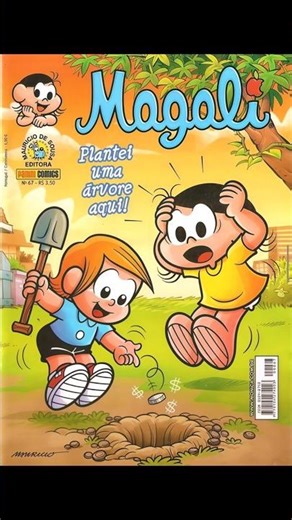 Tirinha da Magali, Mônica Pega pra mim | Narra Quadrinhos