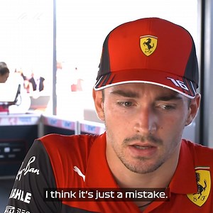 An honest reflection from Charles after crashing out from the lead 🗣 | F1