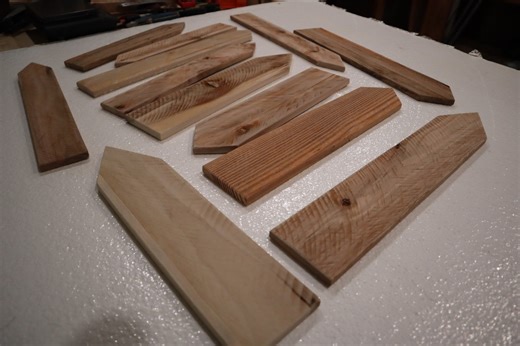 Shorter Length Rustic Wood Directional Sign Arrows: DIY Wedding, Garden, Tiki Bar - 10 Pack - Etsy