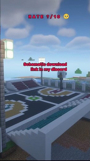 BASKETBALL Court Tutorial || #minecraft #tutorial #shorts