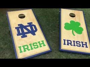 Make Easy and FANCY Cornhole Boards | How to Build