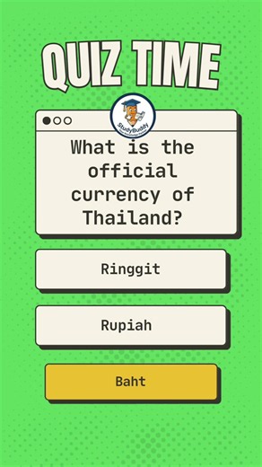 The Beautiful Currency of Thailand! 🇹🇭💰 Quiz Time #shortsfeed