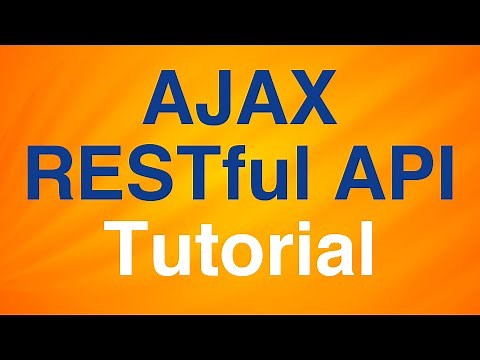 AJAX, RESTful API Tutorial - Perform CRUD Operations with Node server