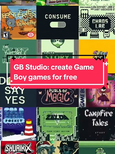 Create Your Own Game Boy Games for Free with GBStudio