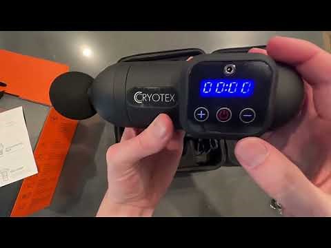 cryotex Massage Gun Deep Tissue Handheld, Six Different Heads Review