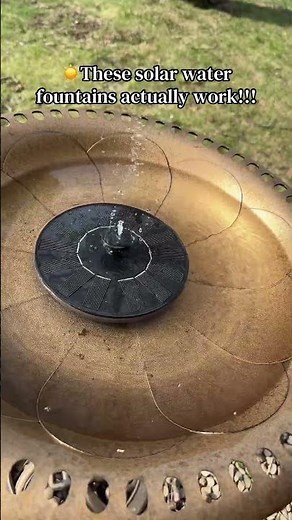 Transform Your Garden: Solar Water Fountains That Actually Work! #SolarPower #SunPower